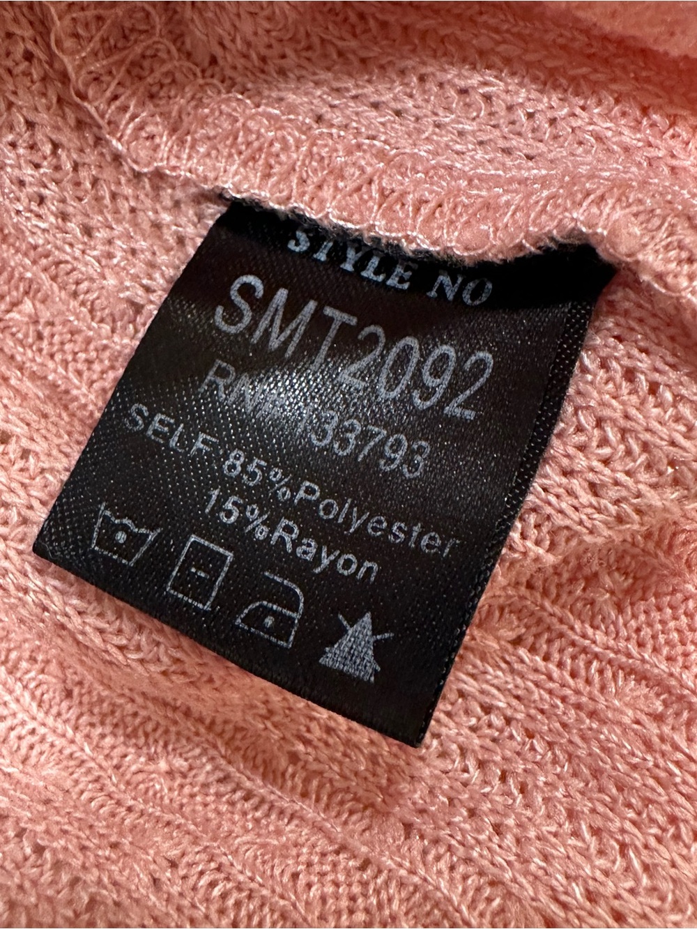 NWOT POL Pink Lace-Up Ribbed Tank Top - Picture 9 of 9
